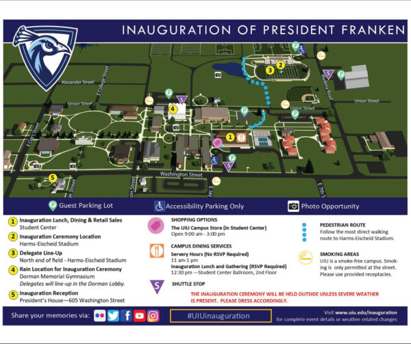 UIU Inauguration Map