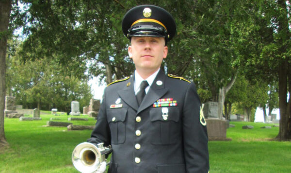 SSG (Ret) Jake Hurley in dress military uniform