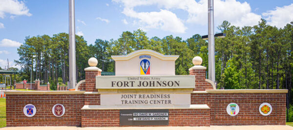 Sign at Fort Johnson