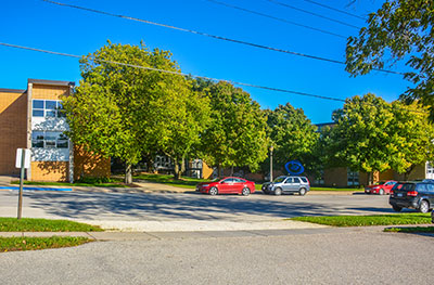 Outside of Garbee Hall.